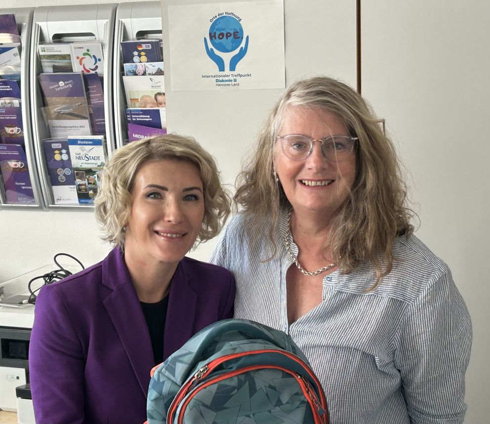 Sammeln von gebrauchtem Schulmaterial