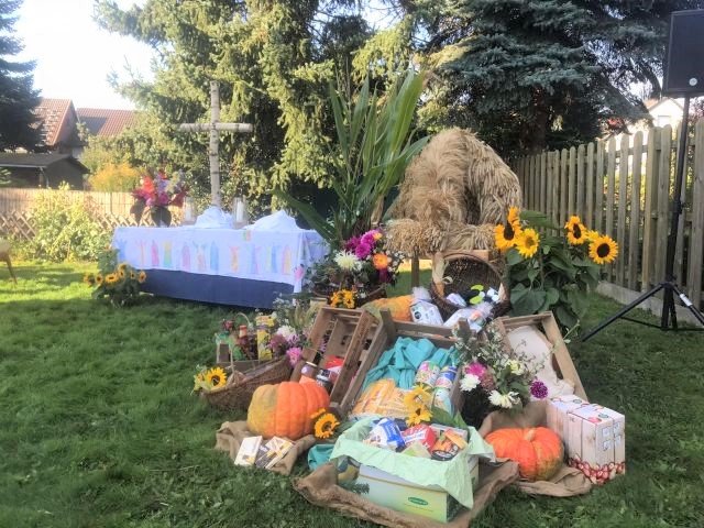 Erntedank-Gaben für den Tagestreff Wunstorf