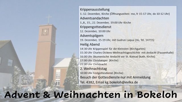 Advent und Weihnachten in Bokeloh
